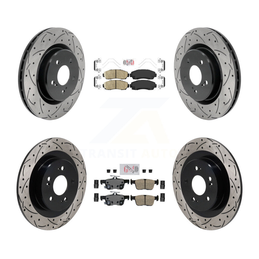 Transit Auto KDA-103051 Disc Brake Kit for 2021-2023 Acura TLX - Front and Rear product image