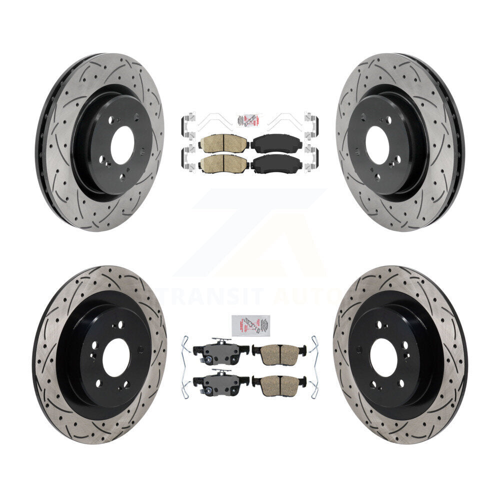 Transit Auto KDA-103052 Disc Brake Kit for 2021-2023 Acura TLX - Front and Rear product image