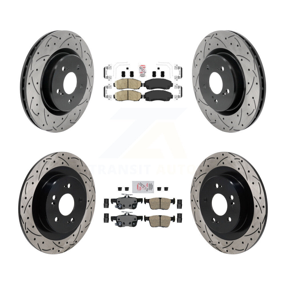 Transit Auto KDA-103053 Disc Brake Kit for 2021-2023 Acura TLX - Front and Rear product image