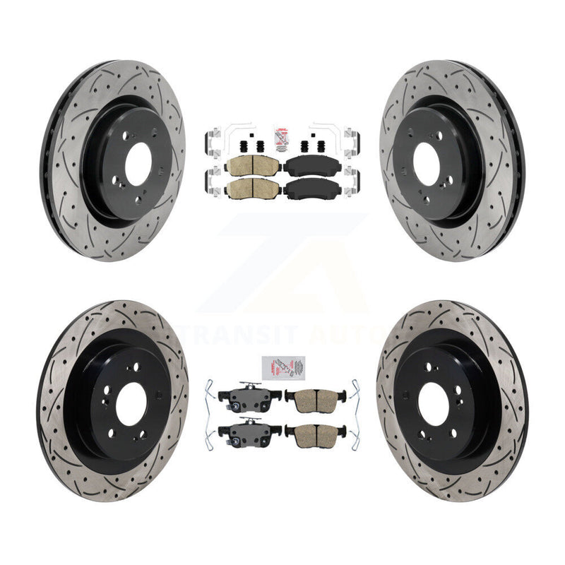 Transit Auto KDA-103054 Disc Brake Kit for 2021-2023 Acura TLX - Front and Rear product image