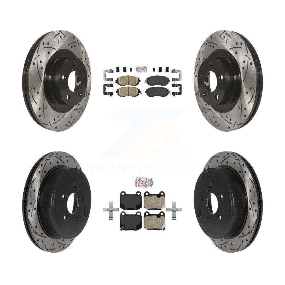 Transit Auto KDA-103055 Disc Brake Kit for 2017 Subaru BRZ - Front and Rear product image