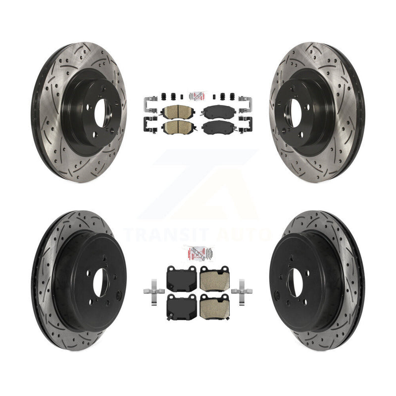 Transit Auto KDA-103055 Disc Brake Kit for 2017 Subaru BRZ - Front and Rear product image