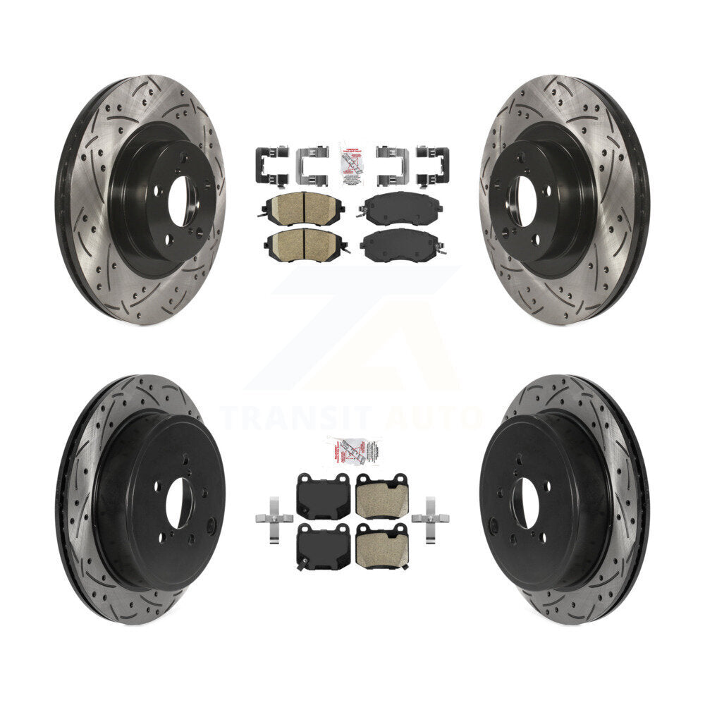 Transit Auto KDA-103056 Disc Brake Kit for 2017 Subaru BRZ - Front and Rear product image