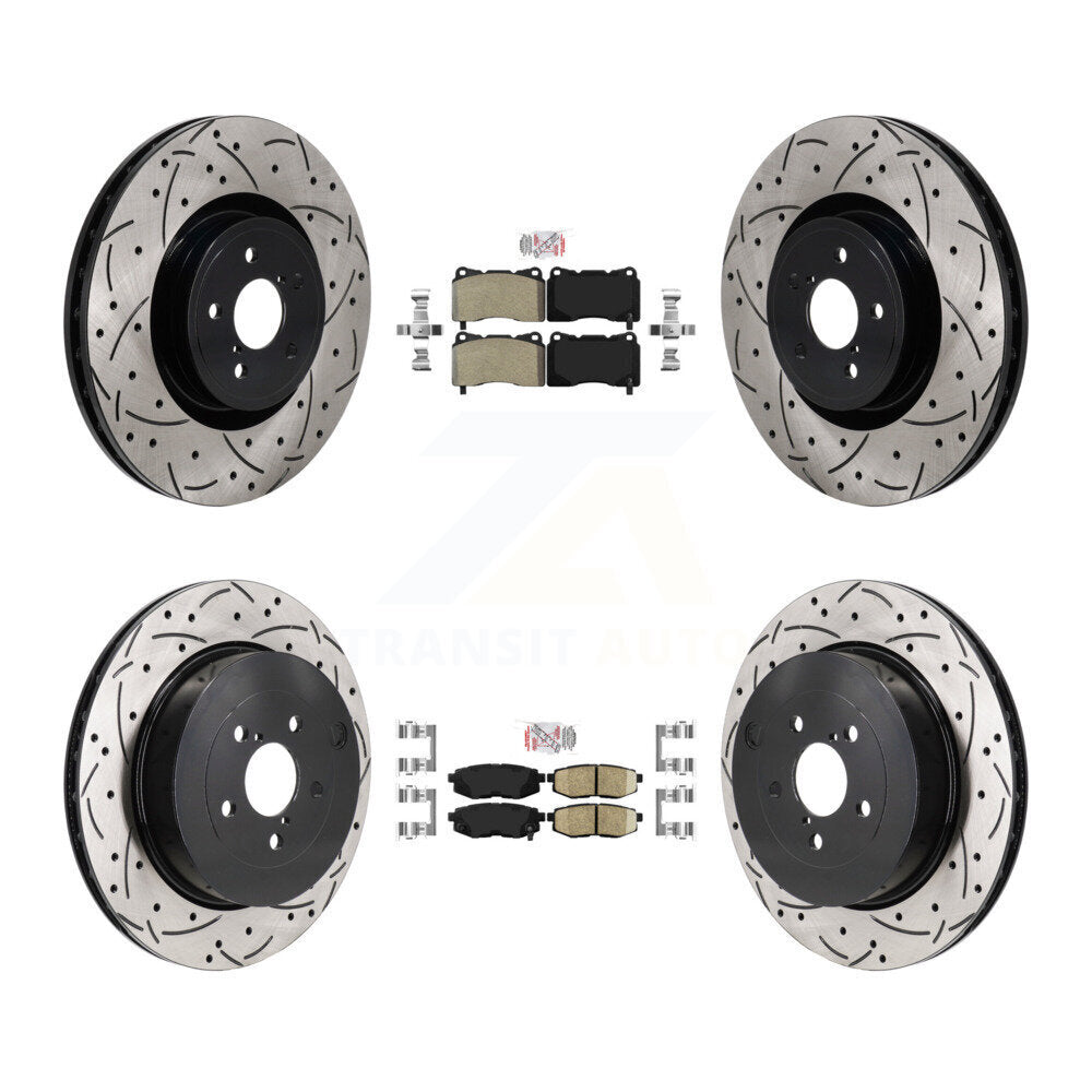 Transit Auto KDA-103057 Disc Brake Kit for 2017 Subaru BRZ - Front and Rear product image