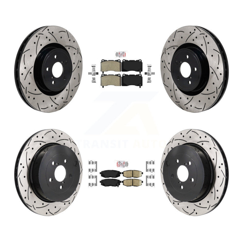 Transit Auto KDA-103057 Disc Brake Kit for 2017 Subaru BRZ - Front and Rear product image
