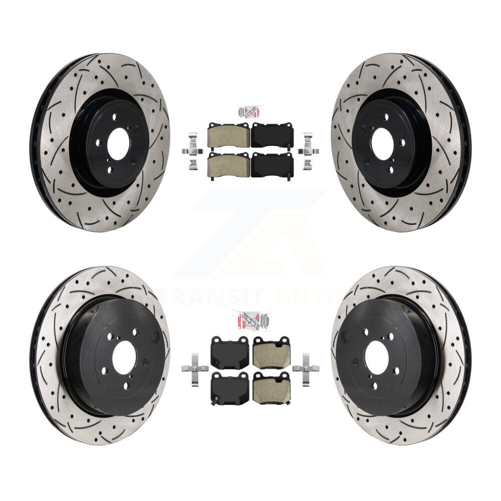 Transit Auto KDA-103058 Disc Brake Kit for 2017-2020 Toyota 86, Subaru BRZ - Front and Rear product image