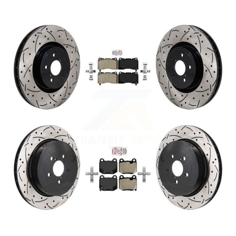 Transit Auto KDA-103058 Disc Brake Kit for 2017-2020 Toyota 86, Subaru BRZ - Front and Rear product image
