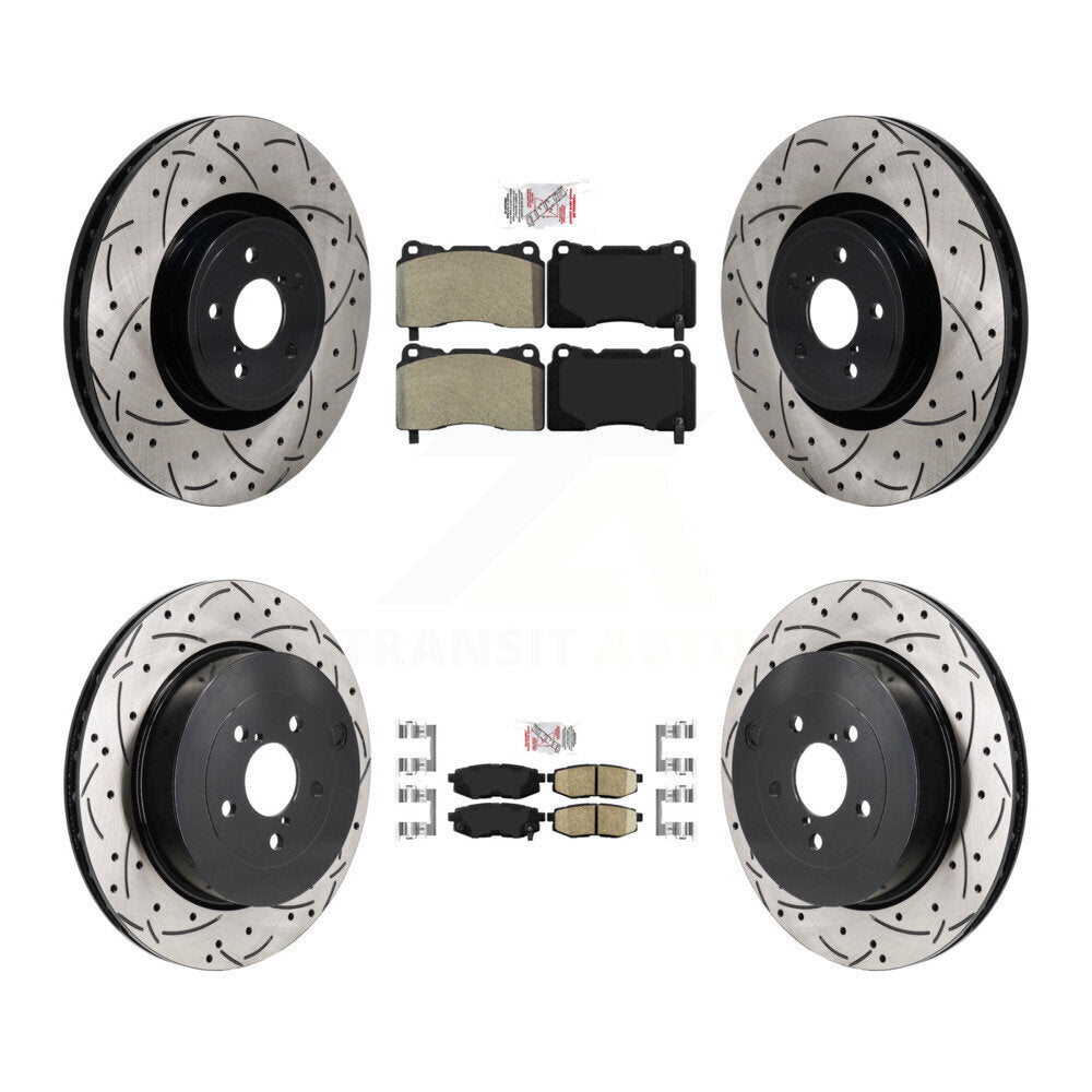 Transit Auto KDA-103059 Disc Brake Kit for 2017 Subaru BRZ - Front and Rear product image