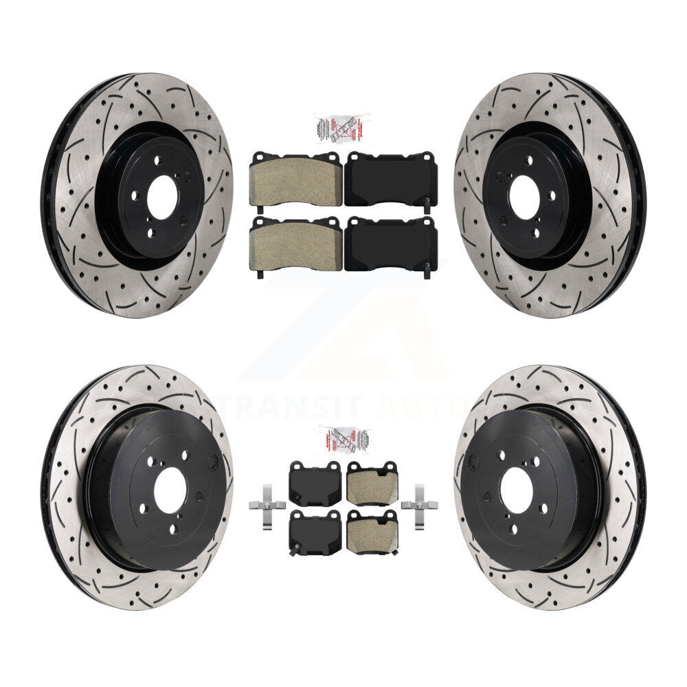 Transit Auto KDA-103060 Disc Brake Kit for 2017-2020 Toyota 86, Subaru BRZ - Front and Rear product image