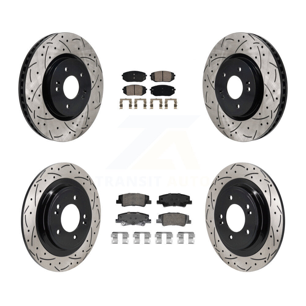 Transit Auto KDA-103063 Disc Brake Kit for 2022-2024 Kia Sportage, Hyundai Tucson - Front and Rear product image