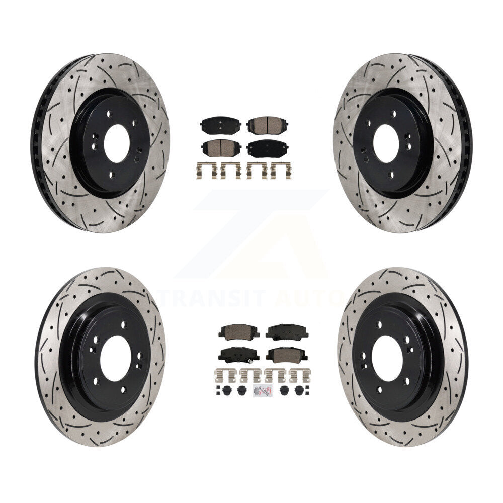 Transit Auto KDA-103064 Disc Brake Kit for 2022-2024 Kia Sportage, Hyundai Tucson - Front and Rear product image