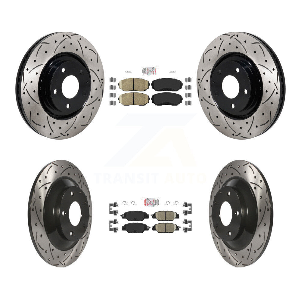 Transit Auto KDA-103065 Disc Brake Kit for 2019-2024 Mazda CX-5 - Front and Rear product image