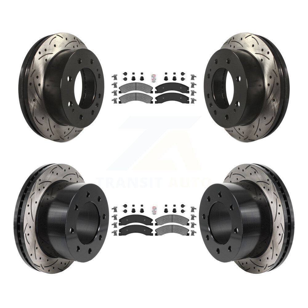 Transit Auto KDA-103067 Disc Brake Kit for 2011-2019 Chevrolet Silverado 3500 HD, GMC Sierra 3500 HD - Front and Rear product image