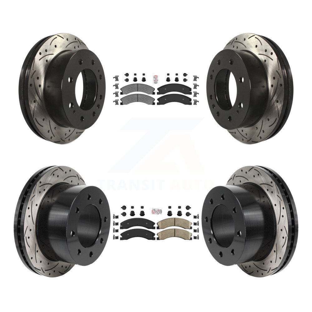 Transit Auto KDA-103068 Disc Brake Kit for 2011-2019 Chevrolet Silverado 3500 HD, GMC Sierra 3500 HD - Front and Rear product image