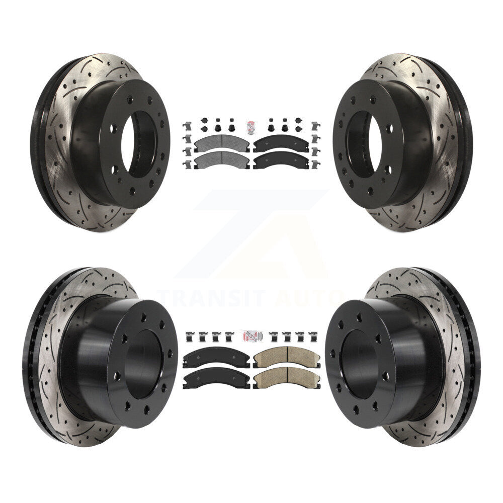 Transit Auto KDA-103069 Disc Brake Kit for 2011-2019 Chevrolet Silverado 3500 HD, GMC Sierra 3500 HD - Front and Rear product image