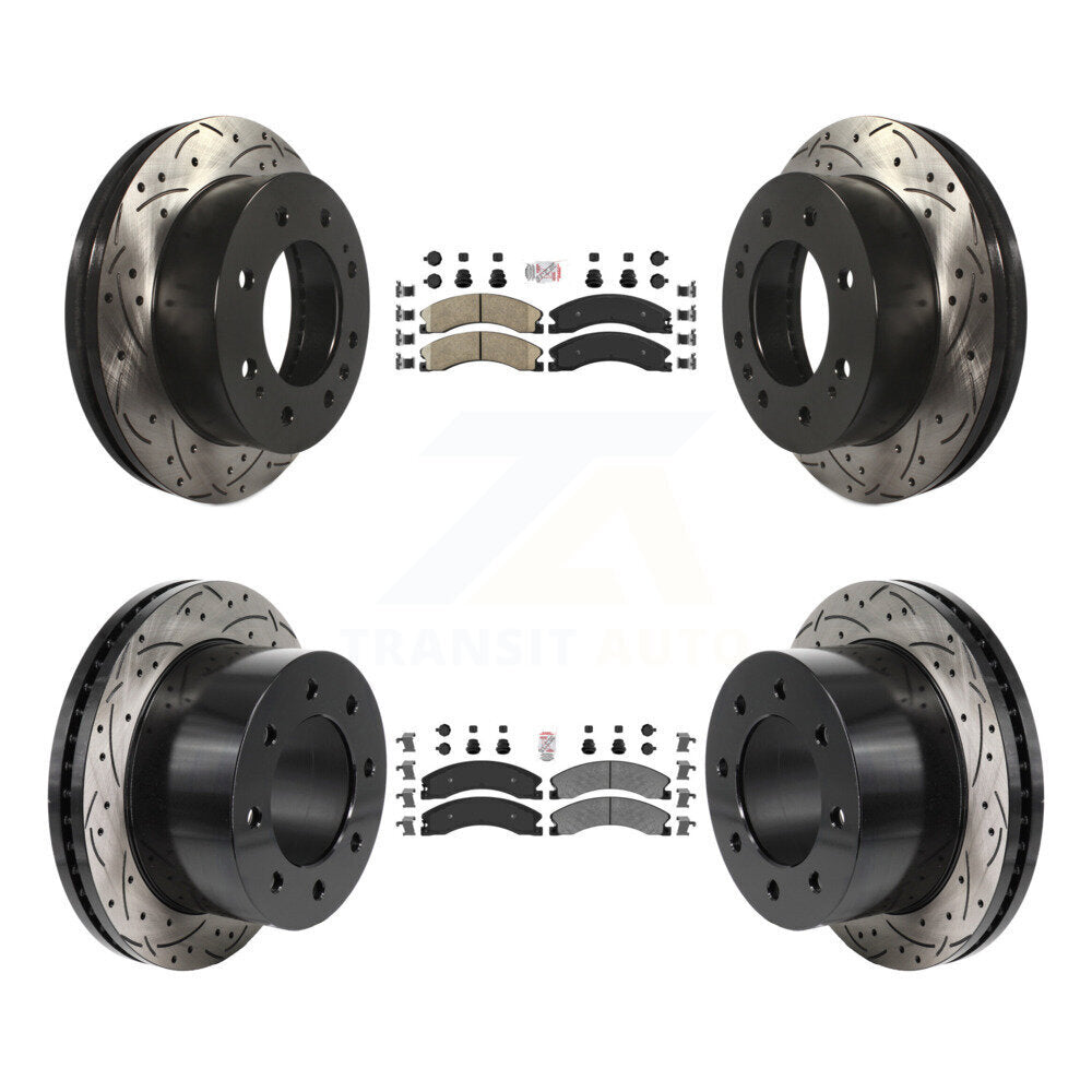 Transit Auto KDA-103070 Disc Brake Kit for 2011-2019 Chevrolet Silverado 3500 HD, GMC Sierra 3500 HD - Front and Rear product image