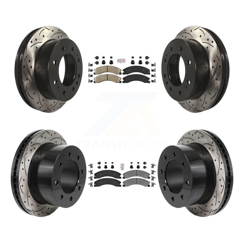 Transit Auto KDA-103070 Disc Brake Kit for 2011-2019 Chevrolet Silverado 3500 HD, GMC Sierra 3500 HD - Front and Rear product image