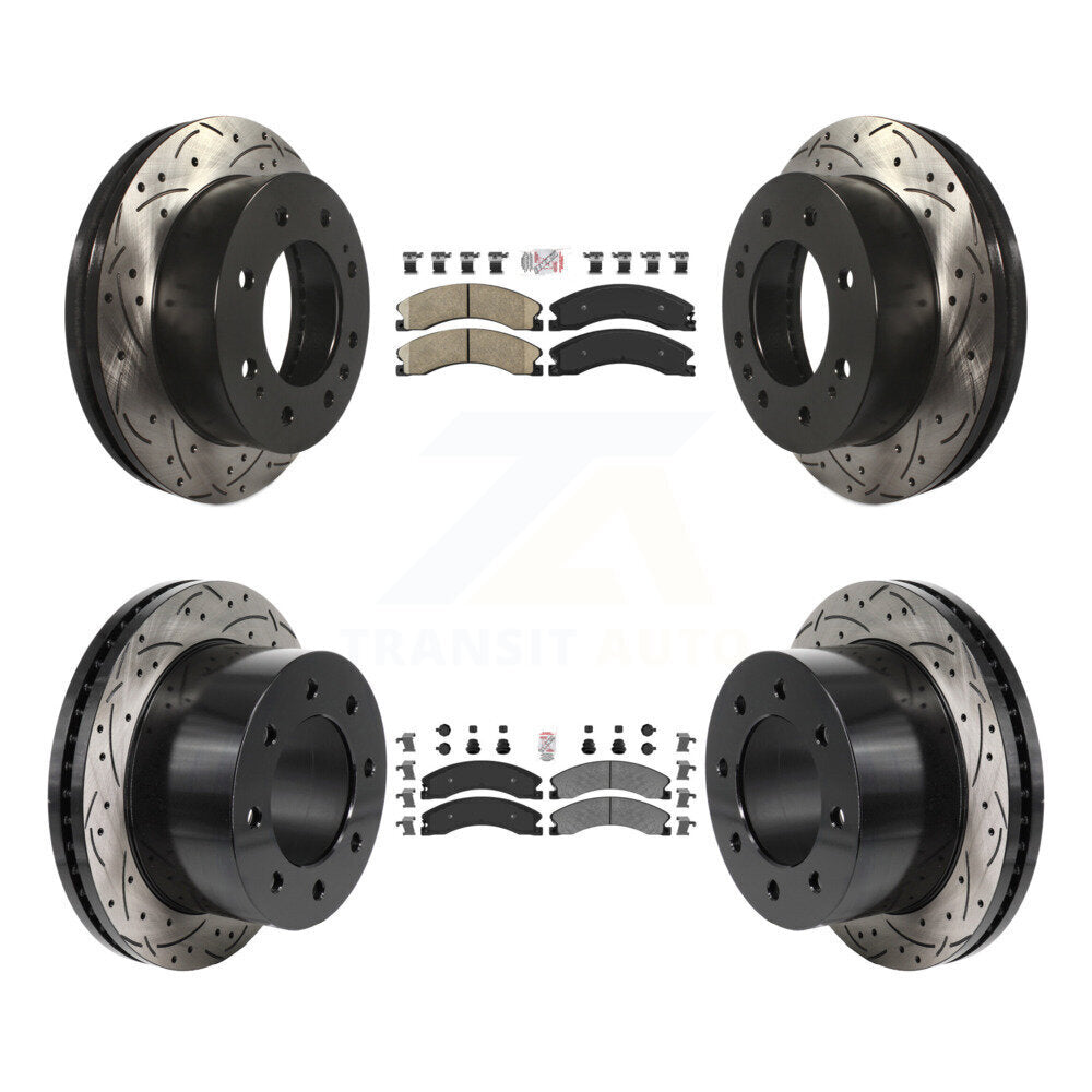 Transit Auto KDA-103073 Disc Brake Kit for 2011-2019 Chevrolet Silverado 3500 HD, GMC Sierra 3500 HD - Front and Rear product image