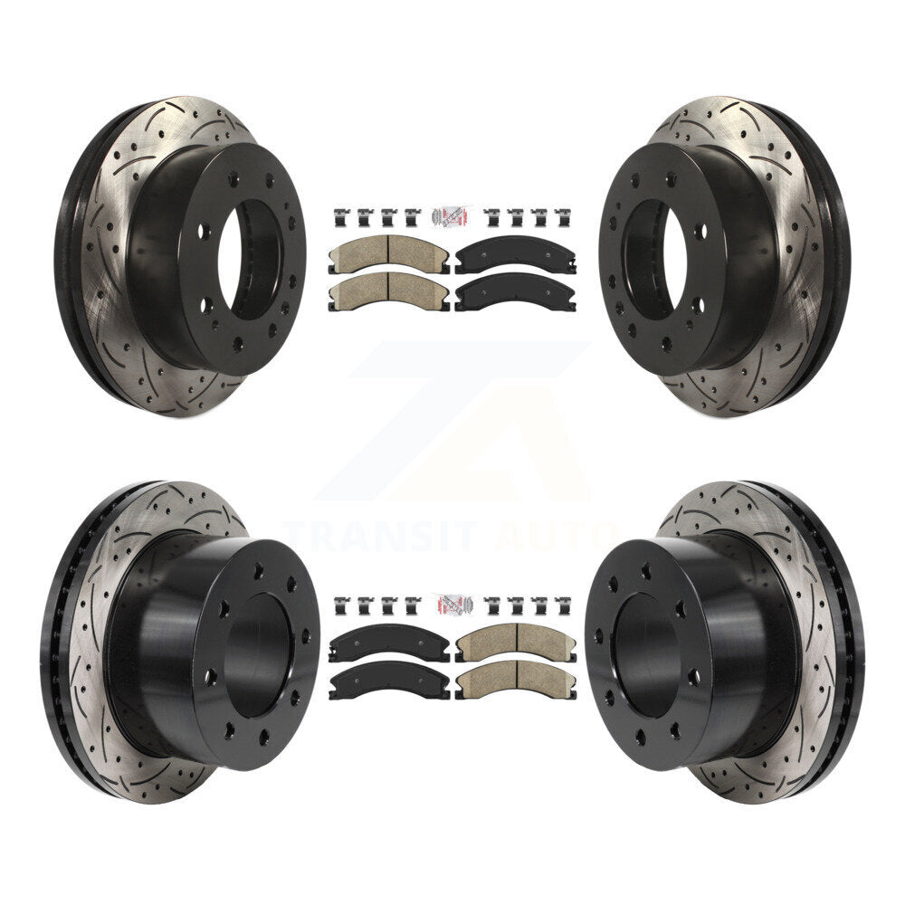 Transit Auto KDA-103075 Disc Brake Kit for 2011-2019 Chevrolet Silverado 3500 HD, GMC Sierra 3500 HD - Front and Rear product image