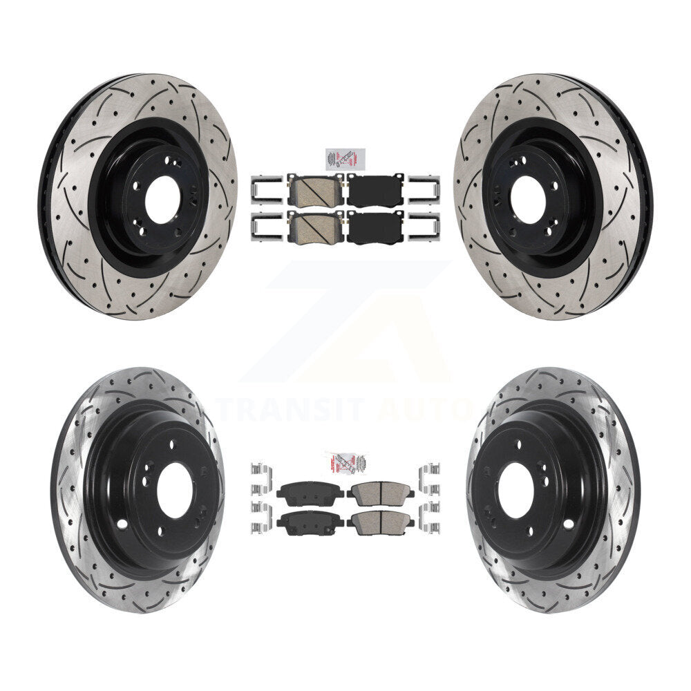 Transit Auto KDA-103076 Disc Brake Kit for 2015-2017 Genesis G80, Hyundai Genesis - Front and Rear product image