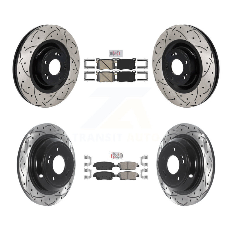 Transit Auto KDA-103076 Disc Brake Kit for 2015-2017 Genesis G80, Hyundai Genesis - Front and Rear product image