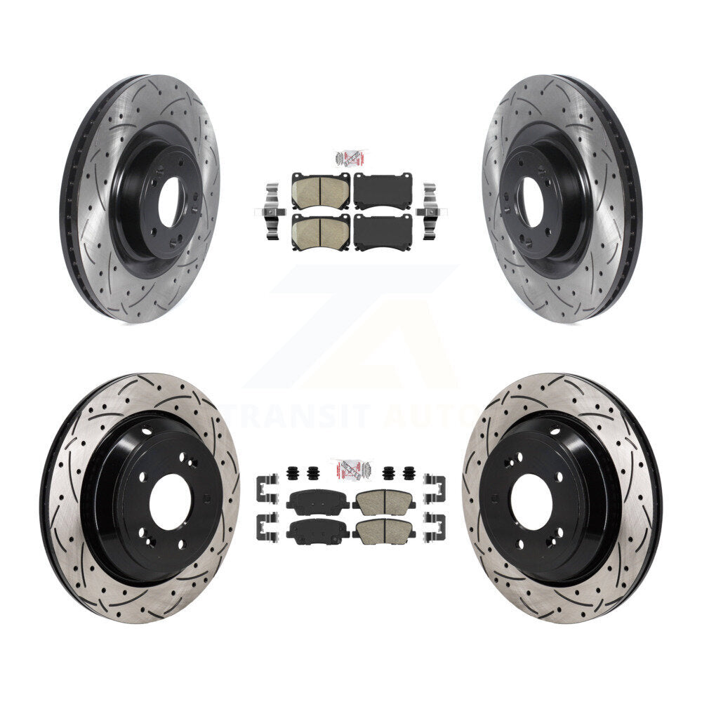 Transit Auto KDA-103081 Disc Brake Kit for 2011 Hyundai Equus - Front and Rear product image