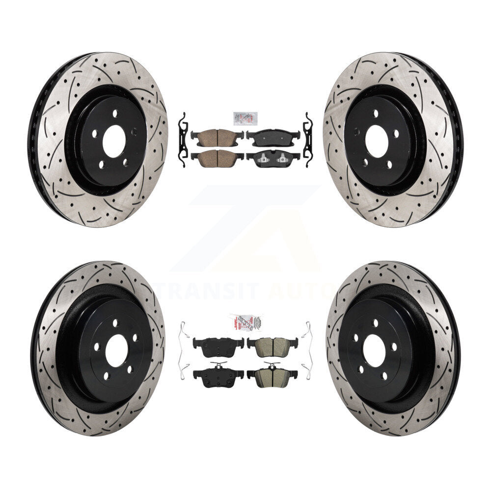 Transit Auto KDA-103088 Disc Brake Kit for 2019 Ford Edge - Front and Rear product image