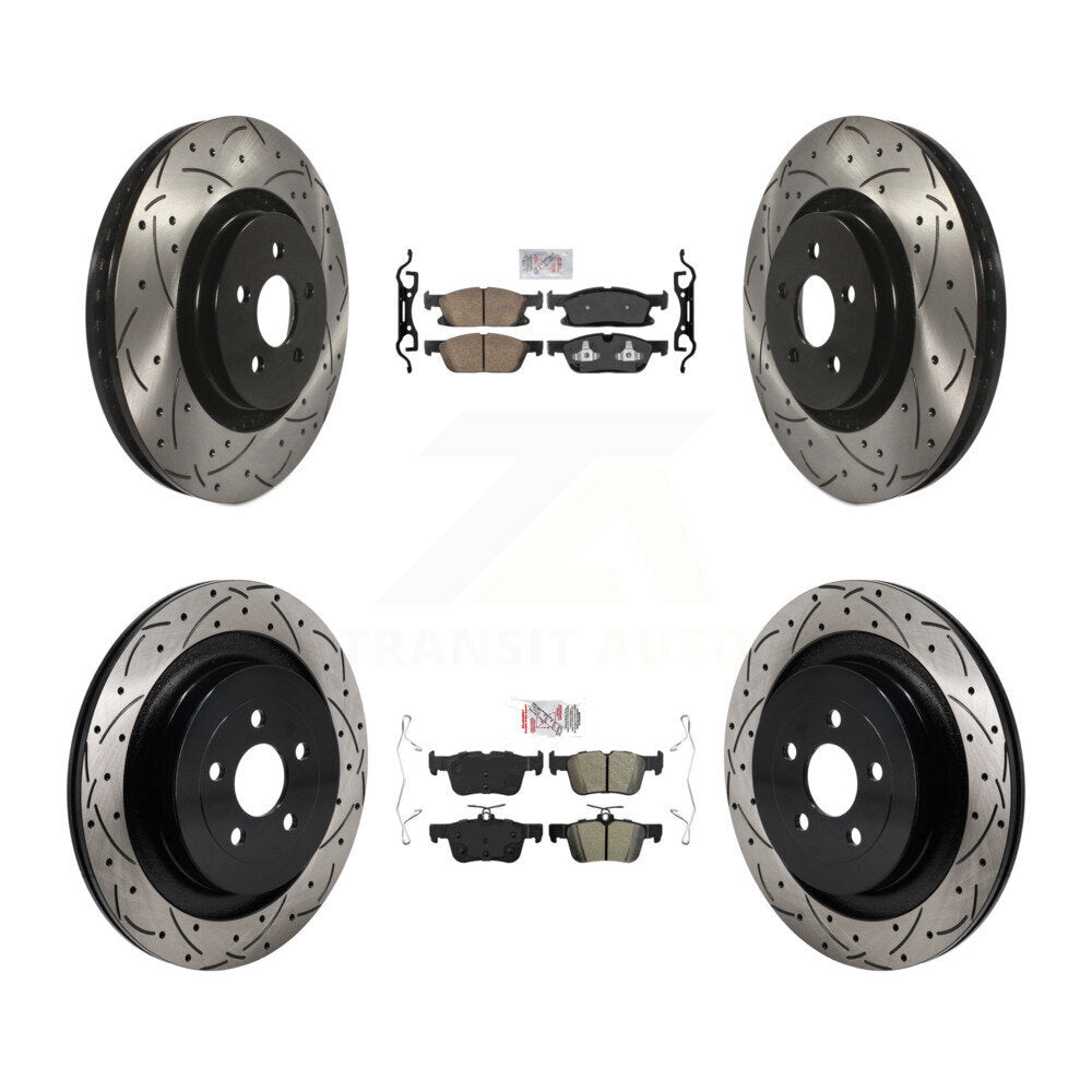 Transit Auto KDA-103089 Disc Brake Kit for 2019-2023 Lincoln Nautilus - Front and Rear product image