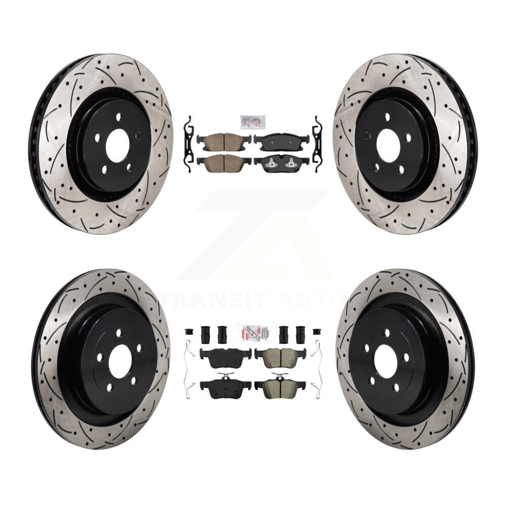 Transit Auto KDA-103090 Disc Brake Kit for 2019 Ford Edge - Front and Rear product image