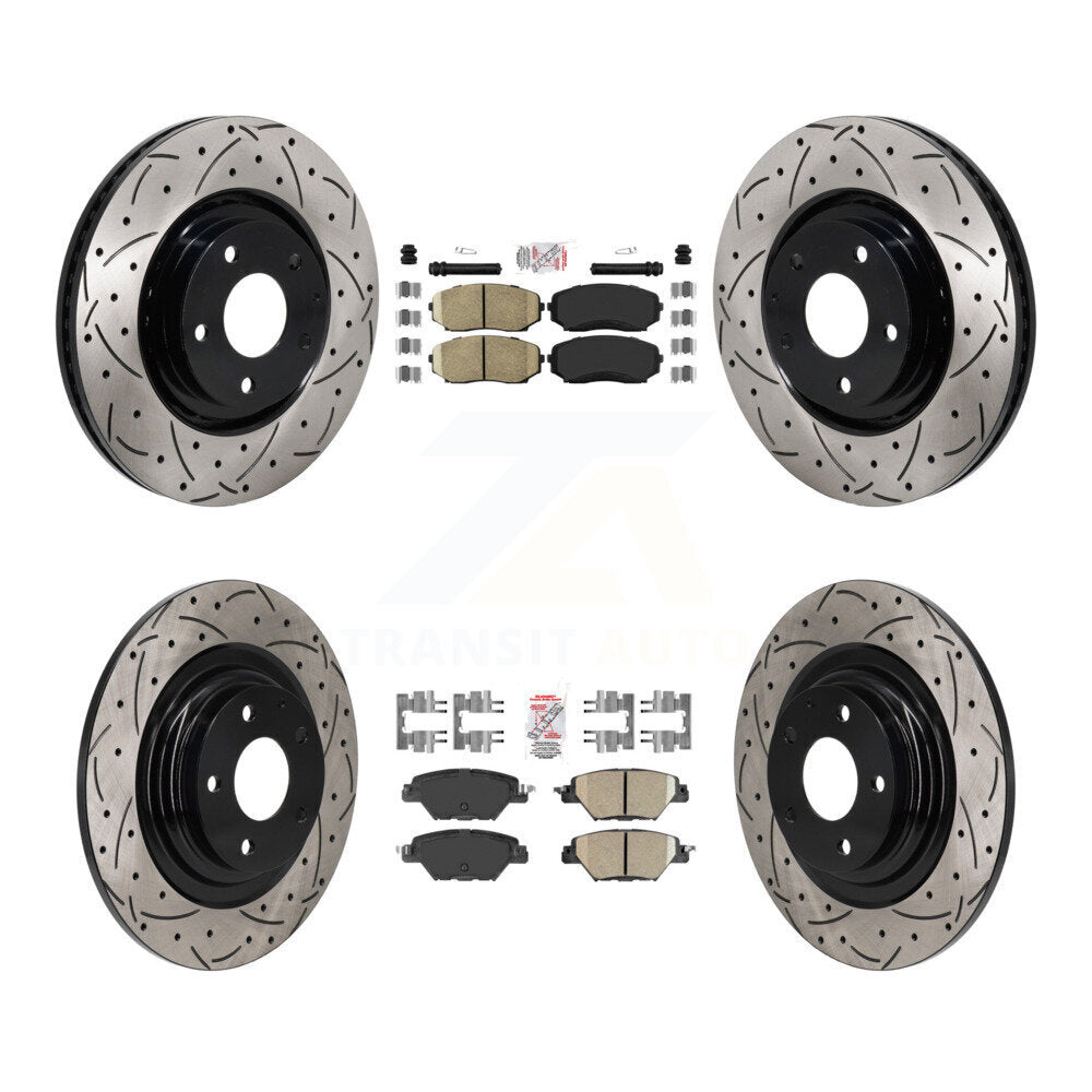 Transit Auto KDA-103097 Disc Brake Kit for 2016-2023 Mazda CX-9 - Front and Rear product image