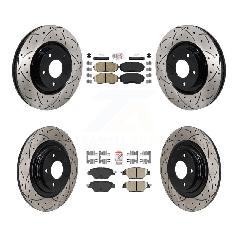 Transit Auto KDA-103097 Disc Brake Kit for 2016-2023 Mazda CX-9 - Front and Rear product image
