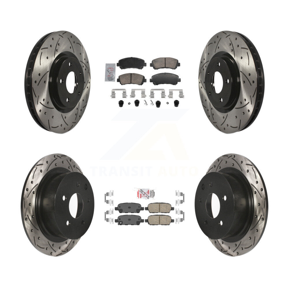Transit Auto KDA-103098 Disc Brake Kit for 2007-2012 Nissan Sentra - Front and Rear product image