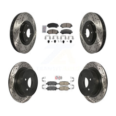 Transit Auto KDA-103098 Disc Brake Kit for 2007-2012 Nissan Sentra - Front and Rear product image