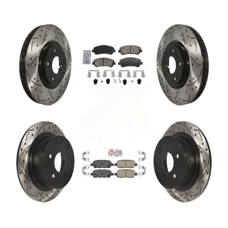 Transit Auto KDA-103098 Disc Brake Kit for 2007-2012 Nissan Sentra - Front and Rear product image
