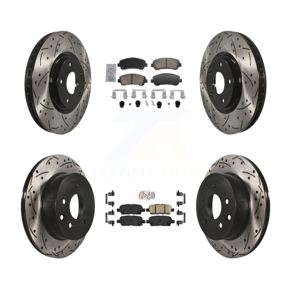 Transit Auto KDA-103102 Disc Brake Kit for 2014-2017 Nissan Juke - Front and Rear product image