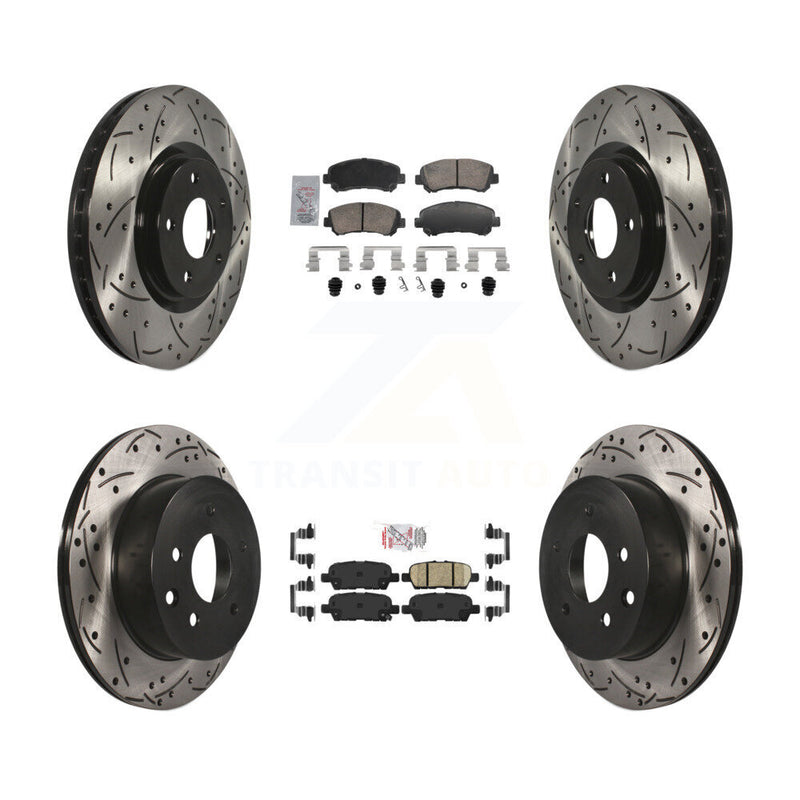 Transit Auto KDA-103102 Disc Brake Kit for 2014-2017 Nissan Juke - Front and Rear product image