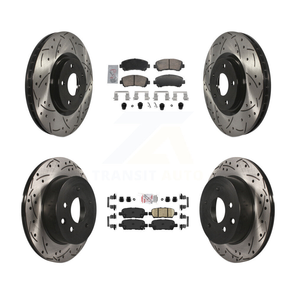 Transit Auto KDA-103103 Disc Brake Kit for 2014-2017 Nissan Juke - Front and Rear product image