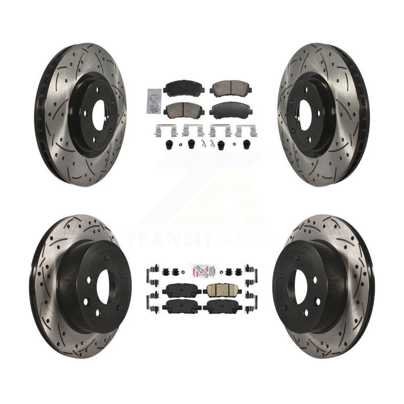 Transit Auto KDA-103103 Disc Brake Kit for 2014-2017 Nissan Juke - Front and Rear product image