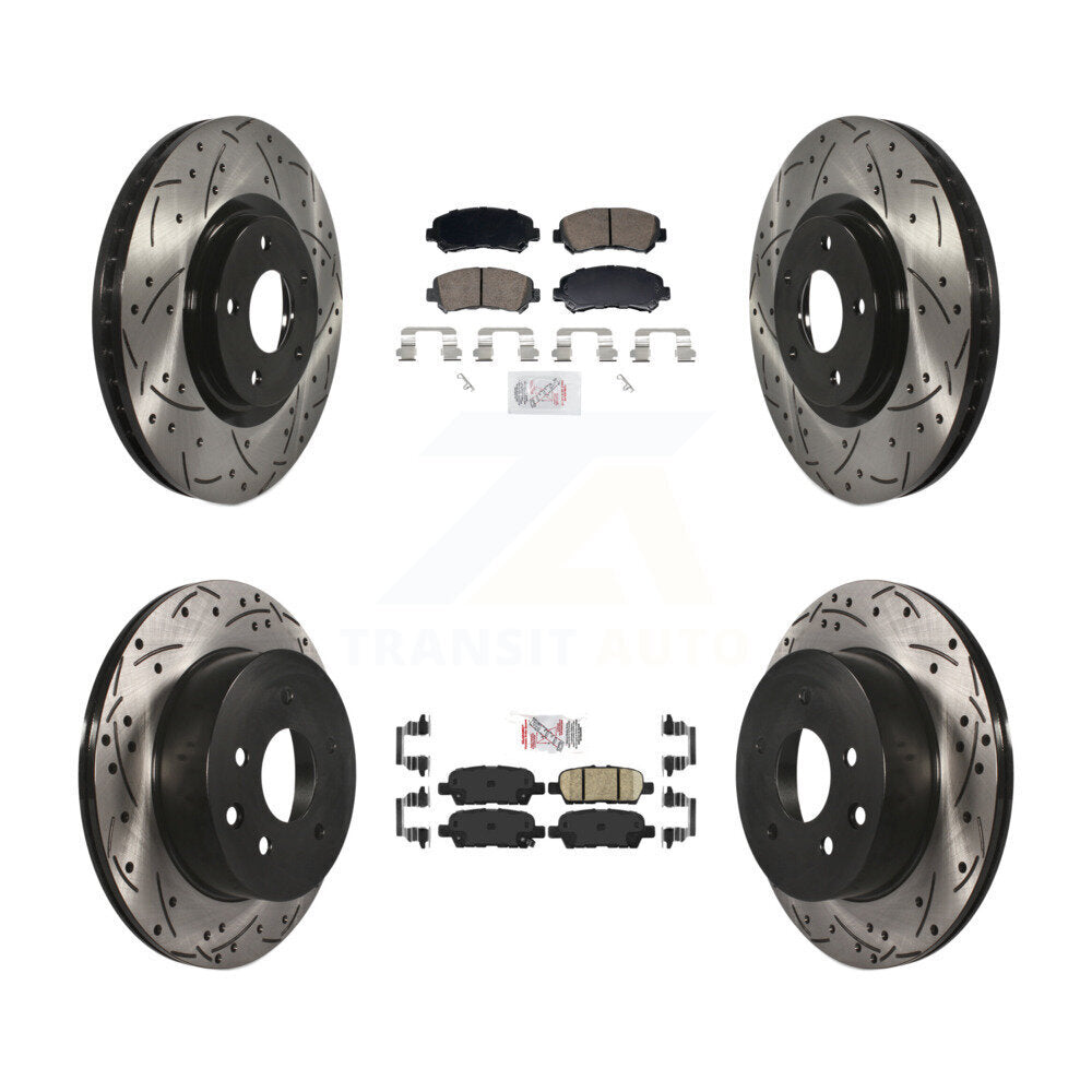 Transit Auto KDA-103104 Disc Brake Kit for 2014-2017 Nissan Juke - Front and Rear product image