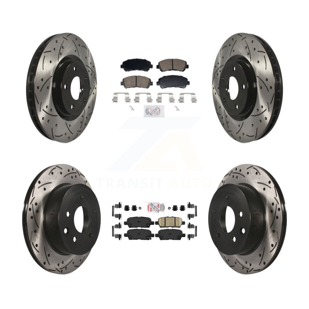 Transit Auto KDA-103105 Disc Brake Kit for 2014-2017 Nissan Juke - Front and Rear product image
