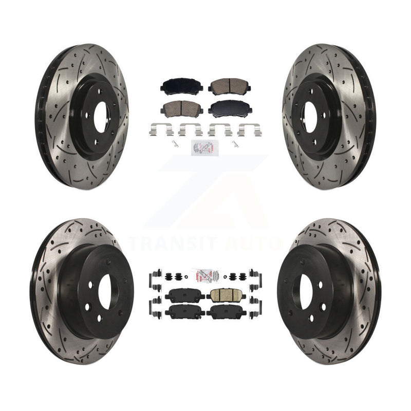 Transit Auto KDA-103105 Disc Brake Kit for 2014-2017 Nissan Juke - Front and Rear product image