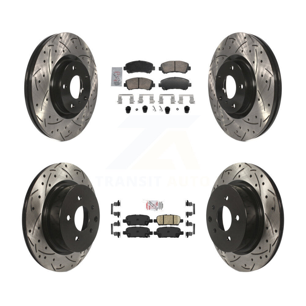 Transit Auto KDA-103106 Disc Brake Kit for 2009-2022 Nissan Maxima - Front and Rear product image