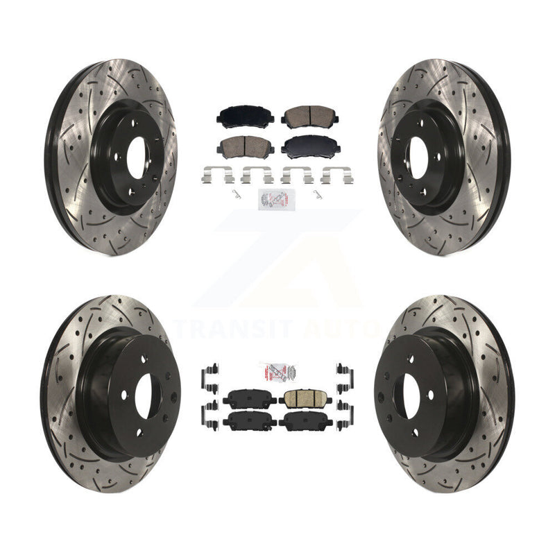 Transit Auto KDA-103108 Disc Brake Kit for 2009-2022 Nissan Maxima - Front and Rear product image