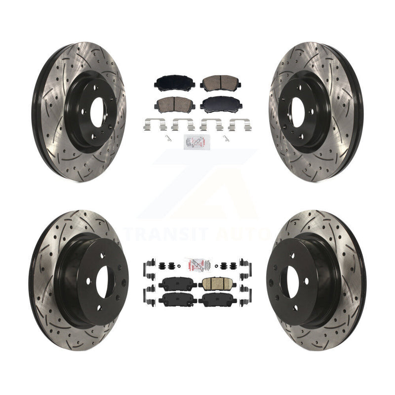 Transit Auto KDA-103109 Disc Brake Kit for 2009-2022 Nissan Maxima - Front and Rear product image