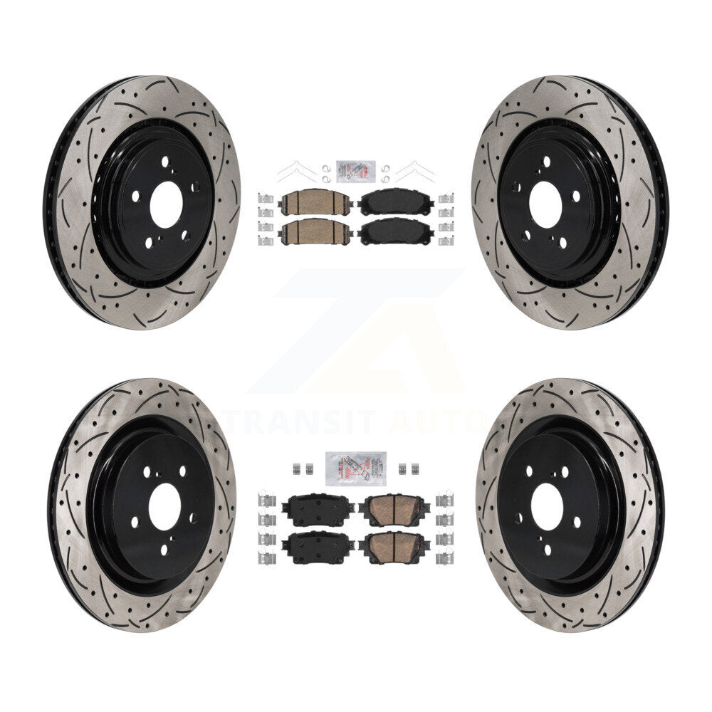 Transit Auto KDA-103117 Disc Brake Kit for 2020-2023 Toyota Highlander - Front and Rear product image