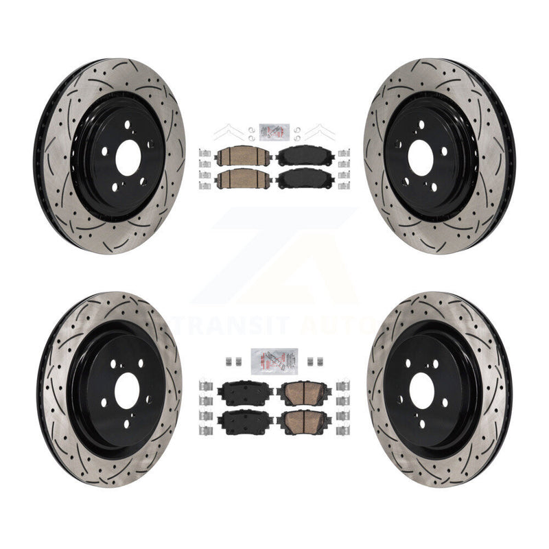 Transit Auto KDA-103117 Disc Brake Kit for 2020-2023 Toyota Highlander - Front and Rear product image