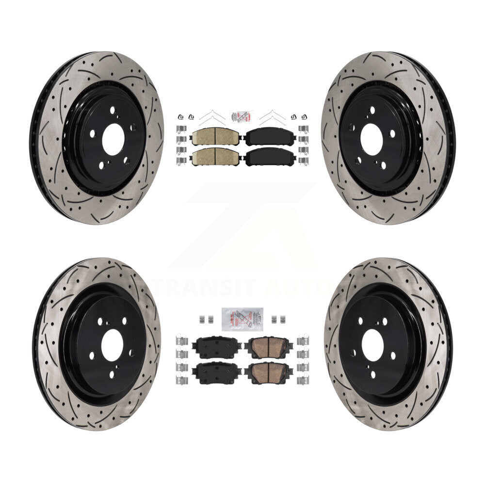 Transit Auto KDA-103122 Disc Brake Kit for 2020-2022 Toyota Highlander - Front and Rear product image