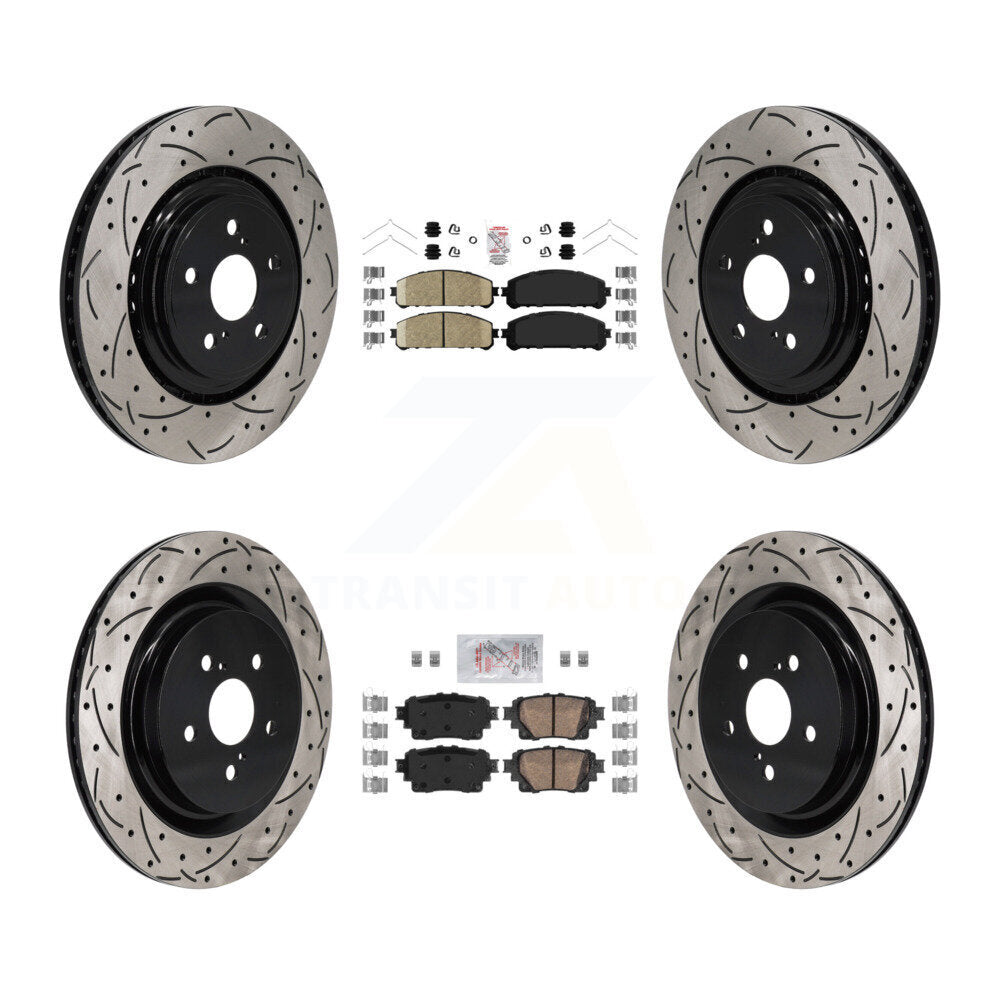 Transit Auto KDA-103127 Disc Brake Kit for 2020-2022 Toyota Highlander - Front and Rear product image