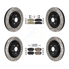 Transit Auto KDA-103127 Disc Brake Kit for 2020-2022 Toyota Highlander - Front and Rear product image