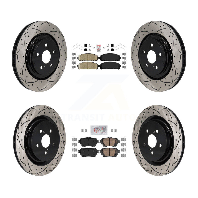 Transit Auto KDA-103127 Disc Brake Kit for 2020-2022 Toyota Highlander - Front and Rear product image